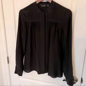 Massimo Dutti 100% black shirt